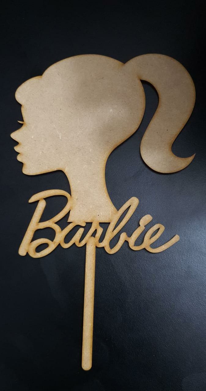 Topper Barbie para pastel