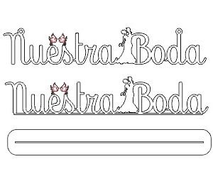 CARTEL NUESTRA BODA