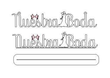 CARTEL NUESTRA BODA
