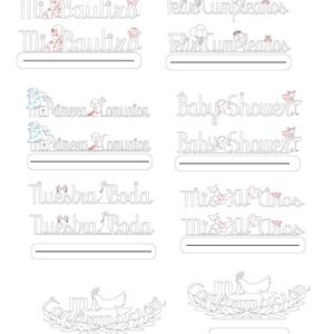 PACK 7 CARTELES EVENTOS FIESTA