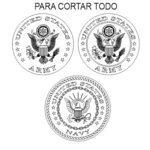 ESCUDO NAVY ARMY EUA