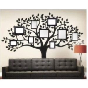 Árbol de pared con porta retratos