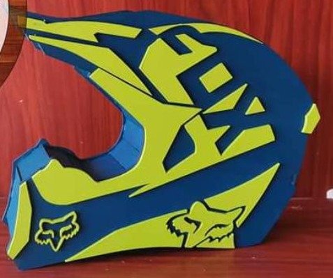 Caja en forma de Casco