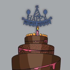 Topper happy birthday