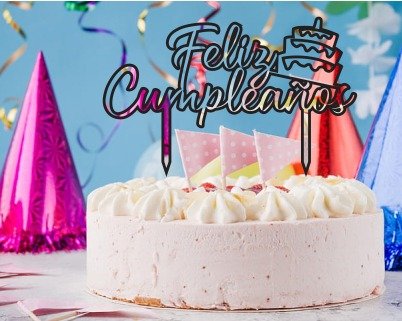 Topper: Feliz Cumpleaños