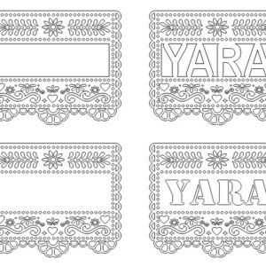 Papel Picado Mod 8