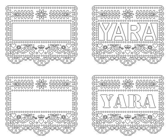 Papel Picado Mod 8