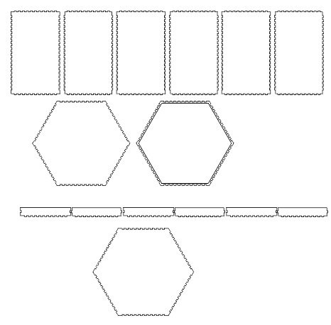 Caja Hexagonal