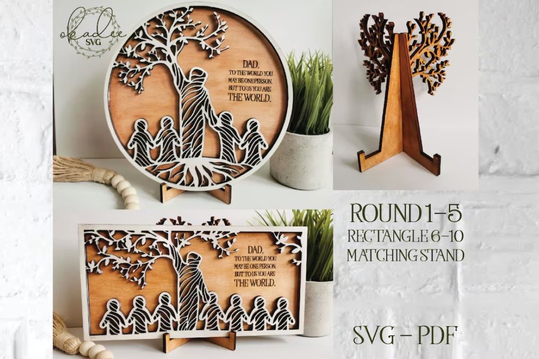 ARBOL DIA DEL PADRE, VARIOS MODELOS