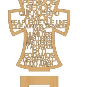 CRUZ CON ORACION