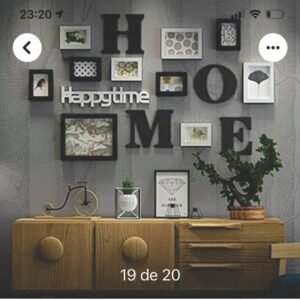 PORTA RETRATOS CON FRASE HOME