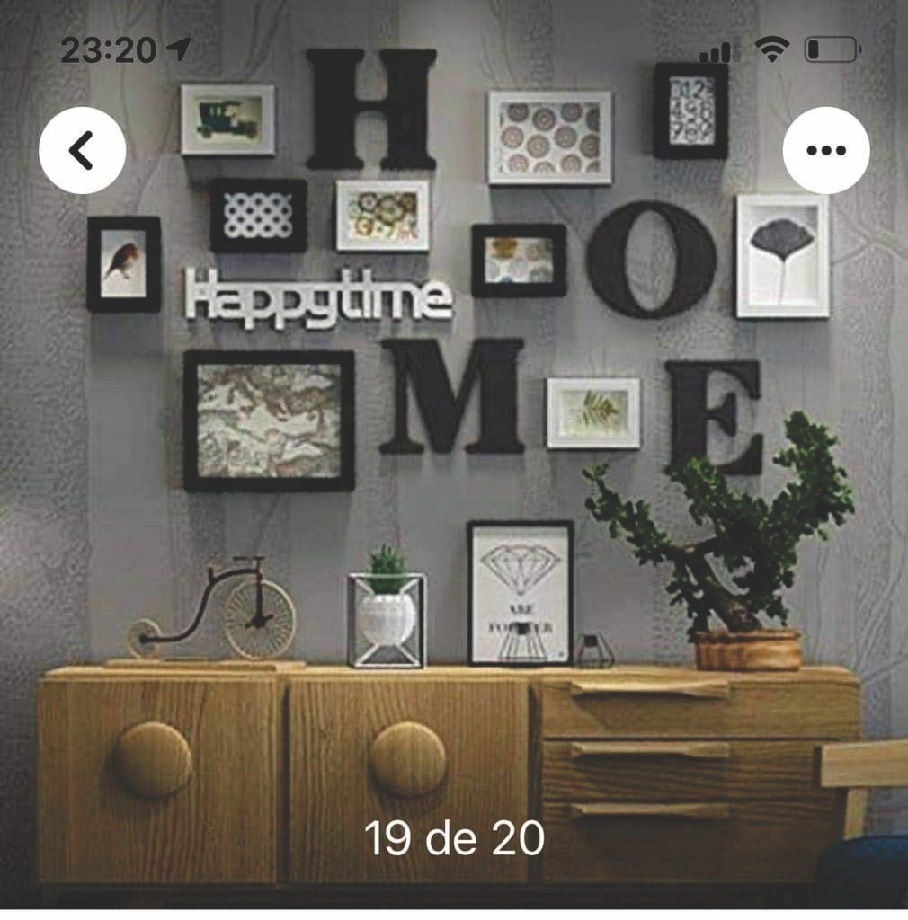 PORTA RETRATOS CON FRASE HOME