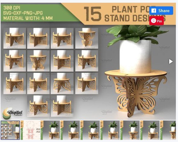 BANQUITOS PARA PLANTAS