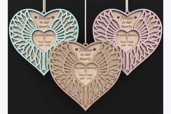 CORAZONES CON ALAS INTERIORES