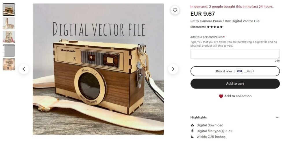 Monedero de camara retro