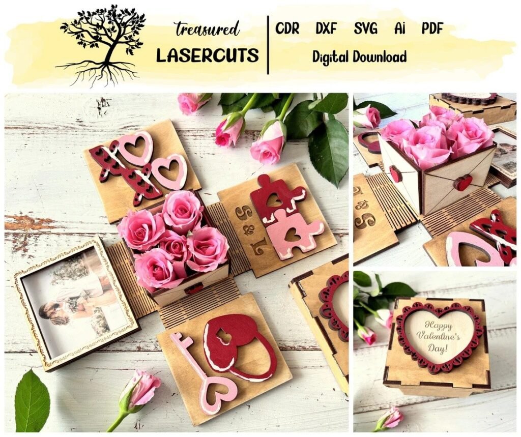 valentine explosion box