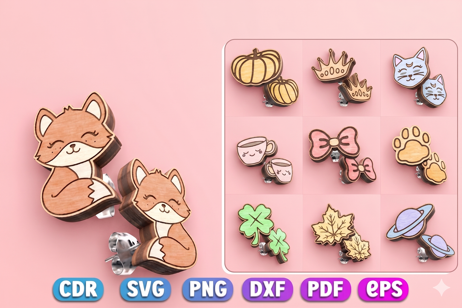 10 ARETES CUTE