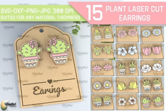 Coleccion pendientes flores