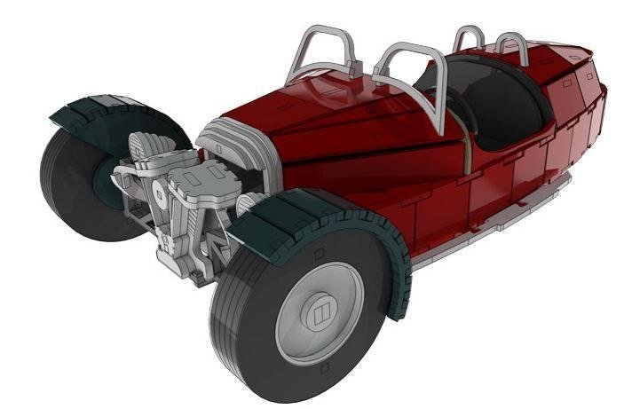 morgan carro 3 llantas