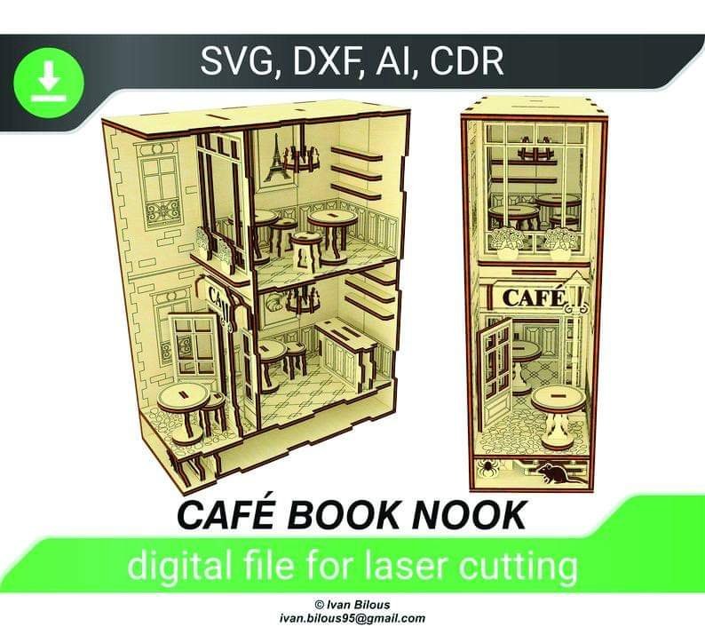Cafe book nook