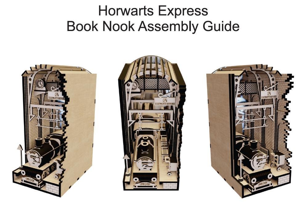 Hogwart express Book Nook