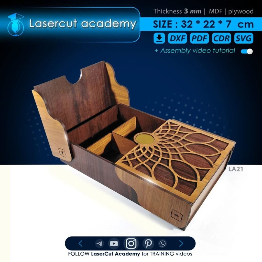 caja con arbol 2 puertas