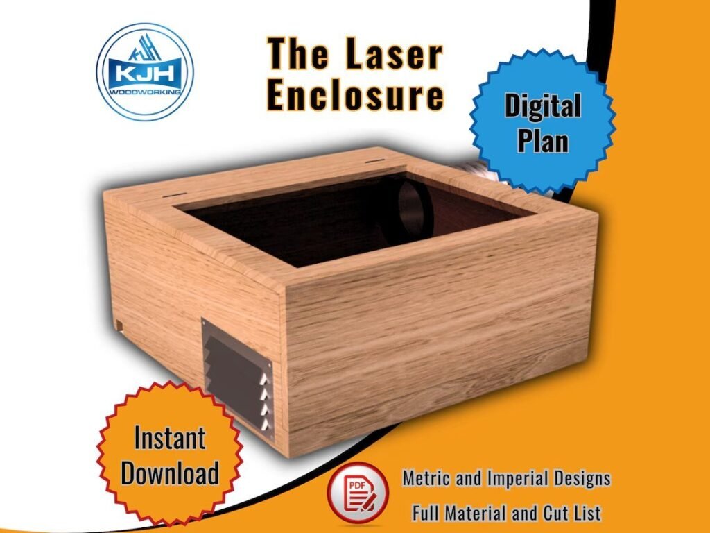 caja o gabinetes para cubrir la laser
