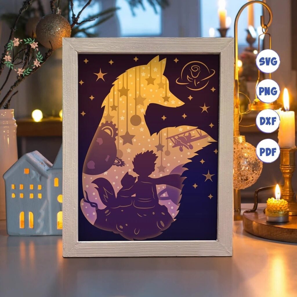 principito caja luz