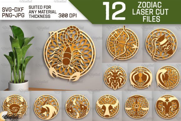 CUADROS PARED ZODIACO