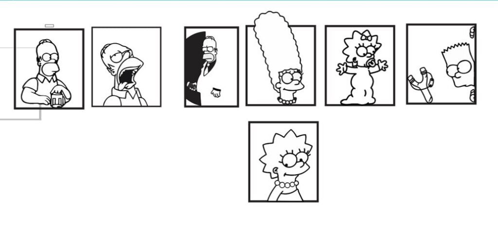 cuadros simpsons