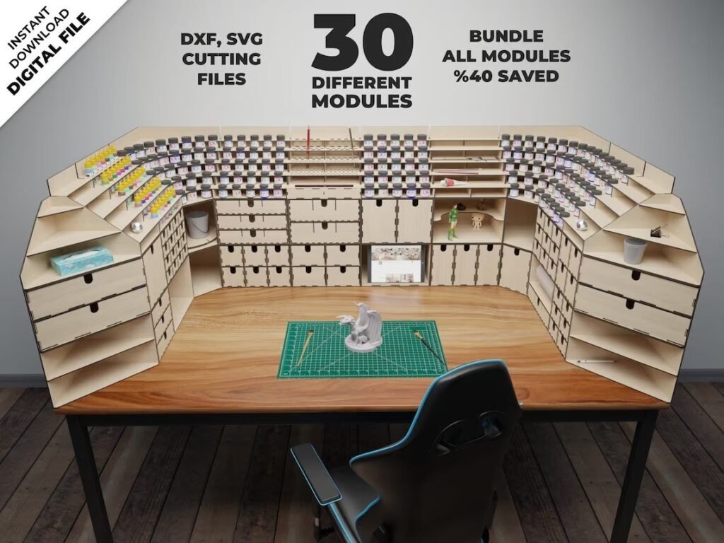 caja organizadora de mesa