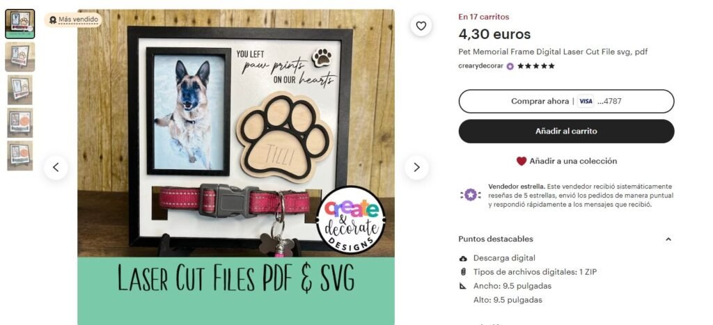 Marco conmemorativo de mascotas