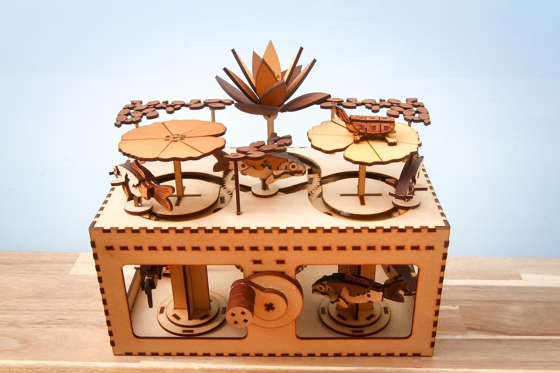The Pond Automata - Escultura cinética en movimiento