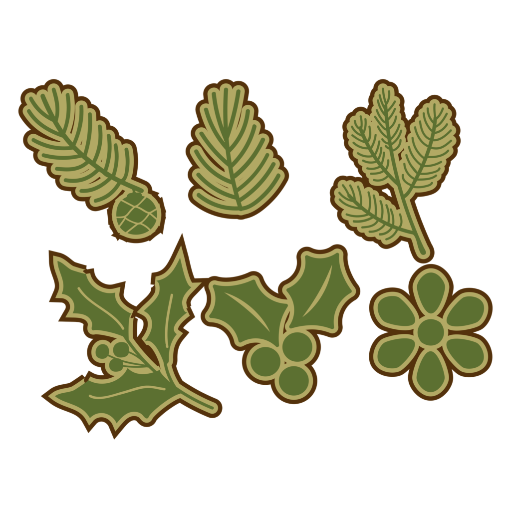 Christmas-Leaf-3d-Svg-17160055