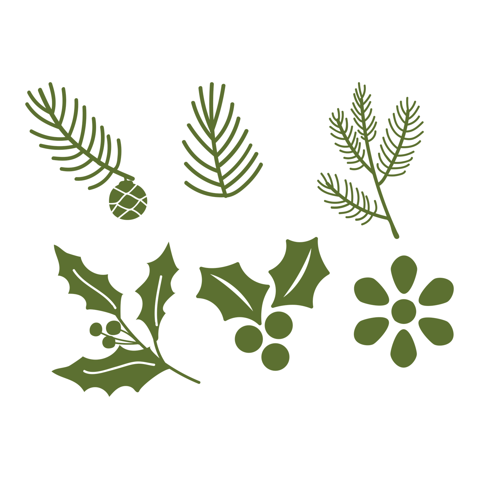 Christmas-Leaf-3d-Svg-17160055 - Imagen 2