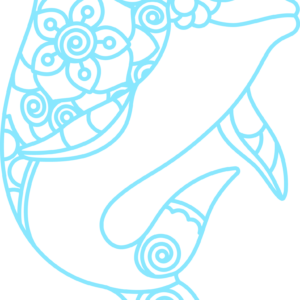 Dolphin-Animal-3D-Layered-SVG-37497442