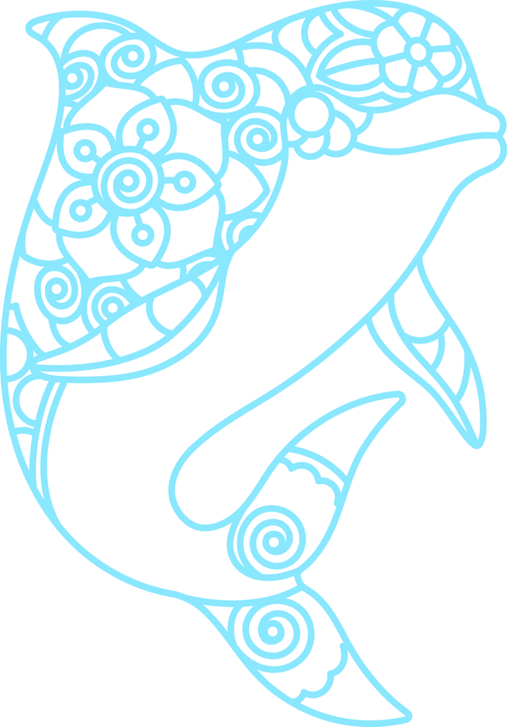 Dolphin-Animal-3D-Layered-SVG-37497442
