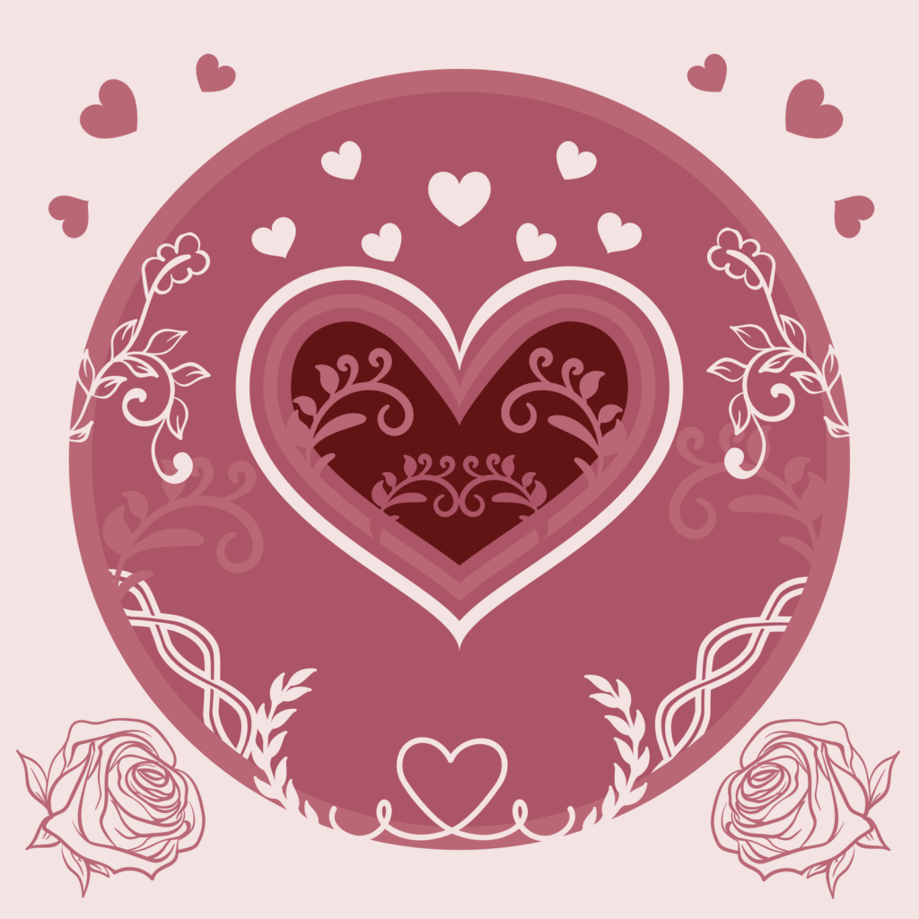 Floral-Heart-Multilayer-Shadow-Box-24393424 - PNG