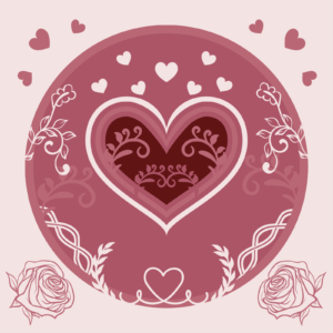 Floral-Heart-Multilayer-Shadow-Box-24393424 - PNG