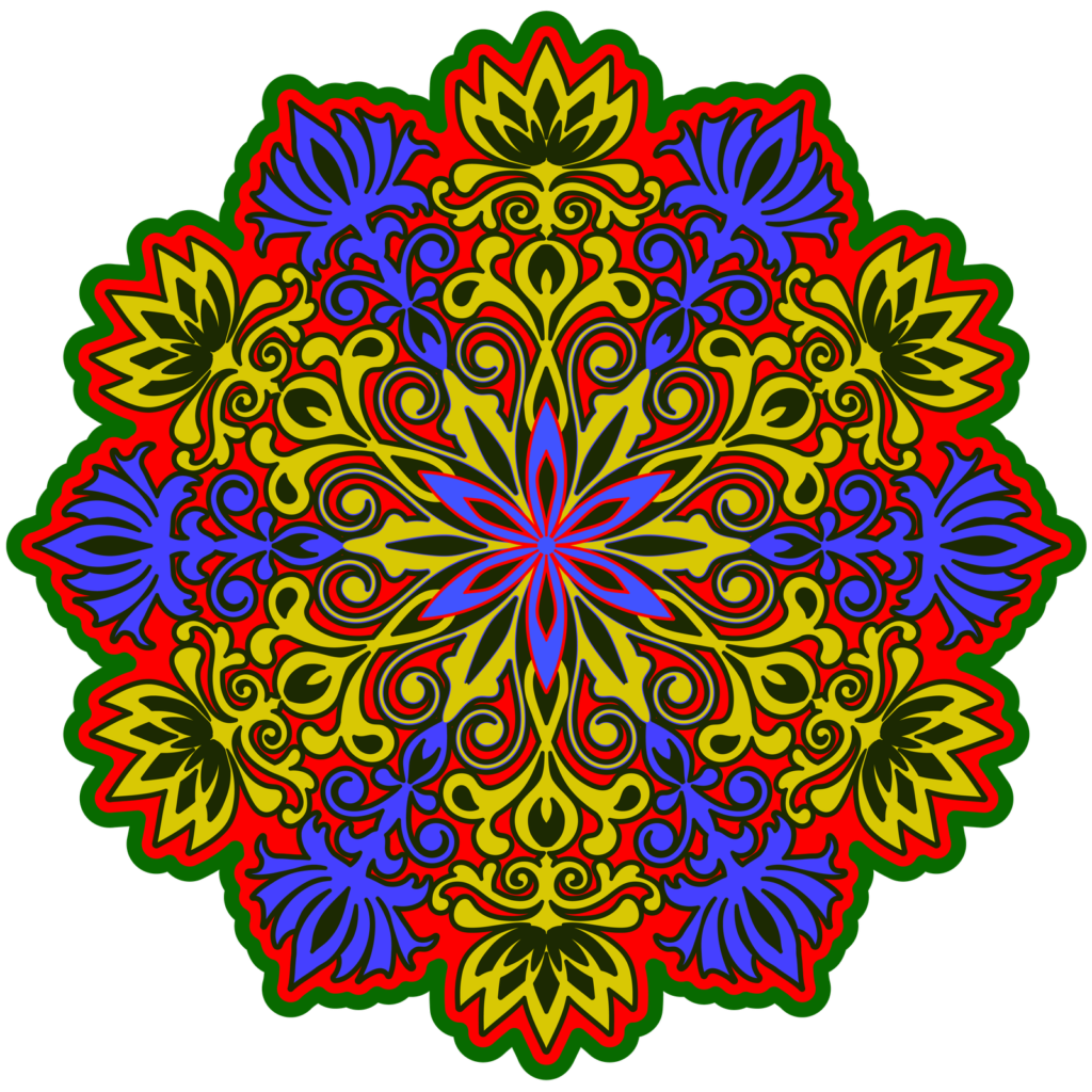 Four-bright-3D-mandalas-13663508 - 1