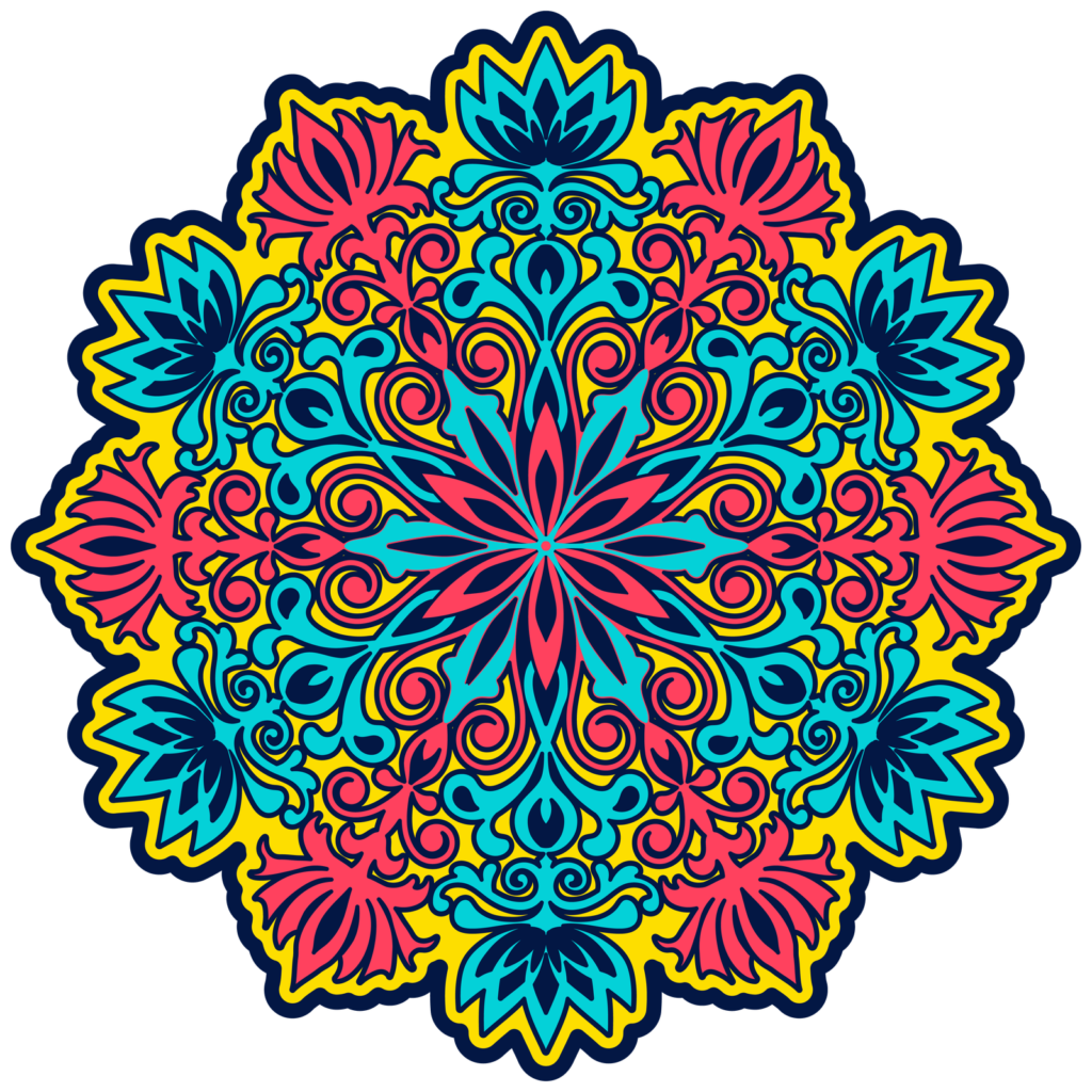 Four-bright-3D-mandalas-13663508 - 3