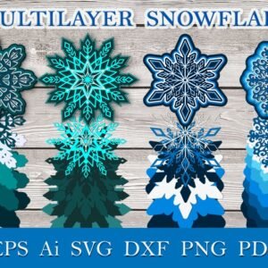 Four-multilayer-snowflakes-17740987