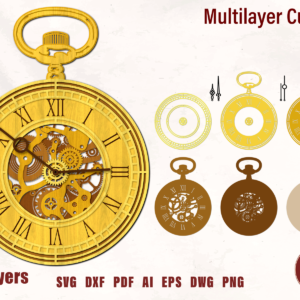 Gear Clock Files MarLaserCut