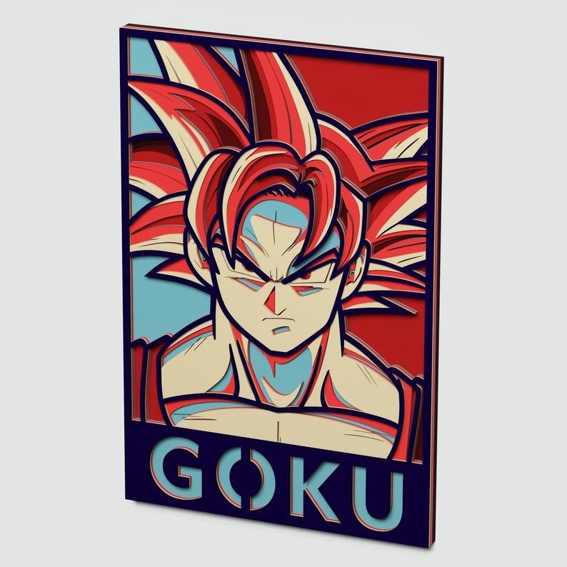 GOKU BLANCO ROJO AZUL - Imagen 5
