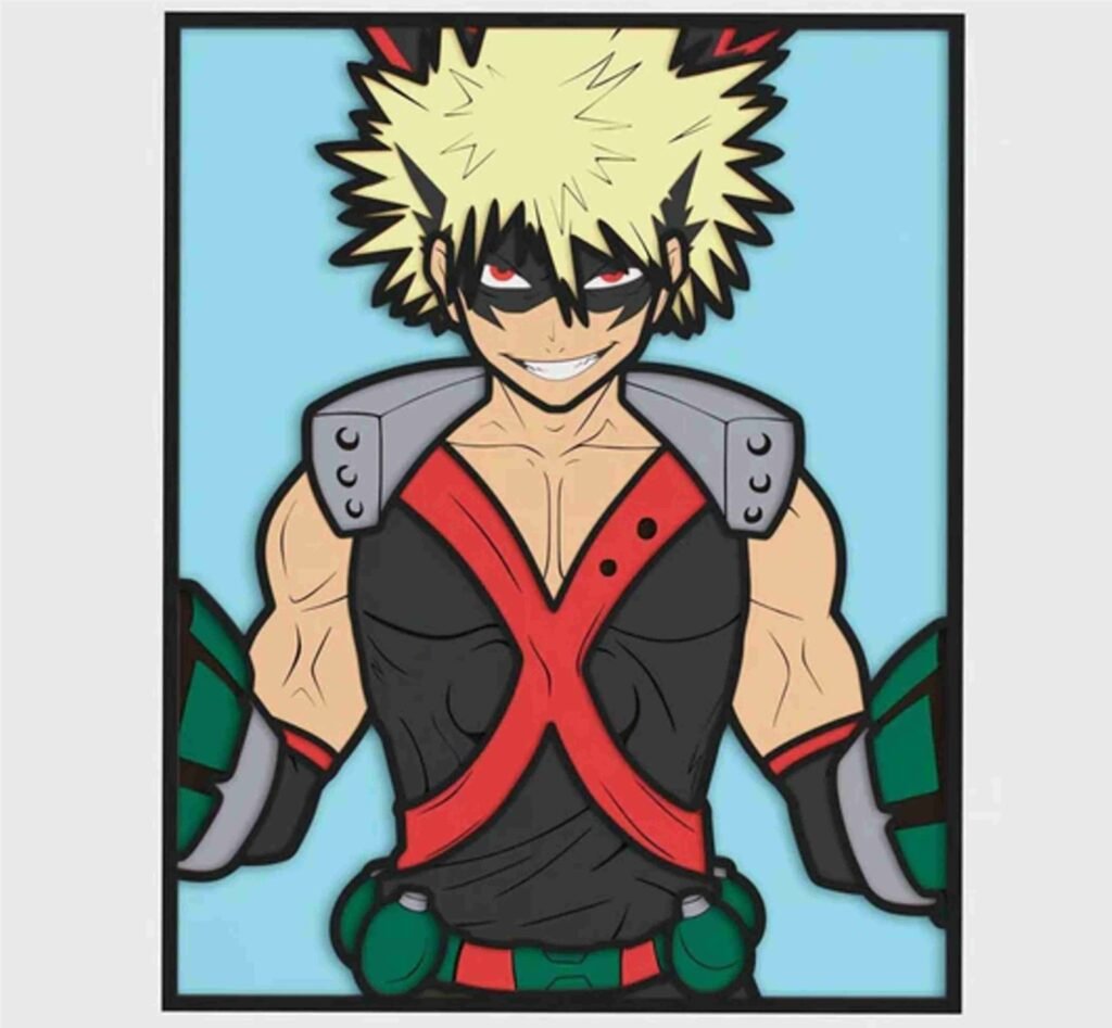 Katsuki Bakugo Vector Files