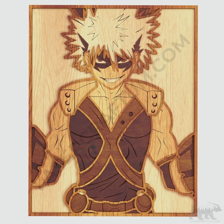 Katsuki Bakugo Vector Files - Imagen 2