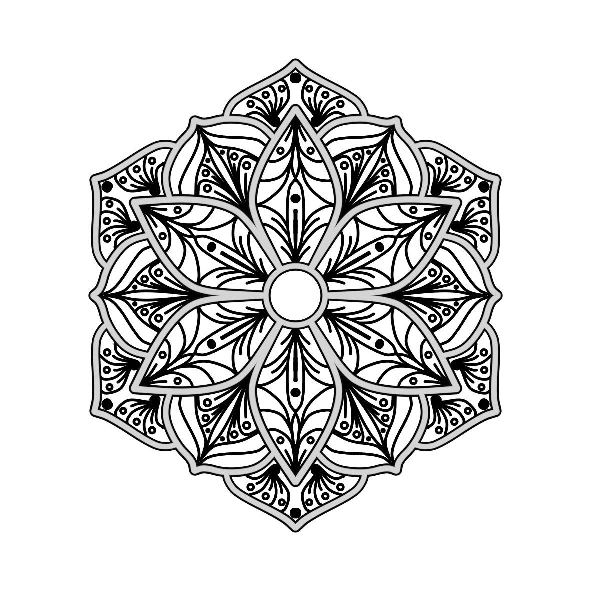 Merry-Christmas-flower-mandala-3d-41316616 - Merry Christmas_flower mandala3D_1PNG - Imagen 2