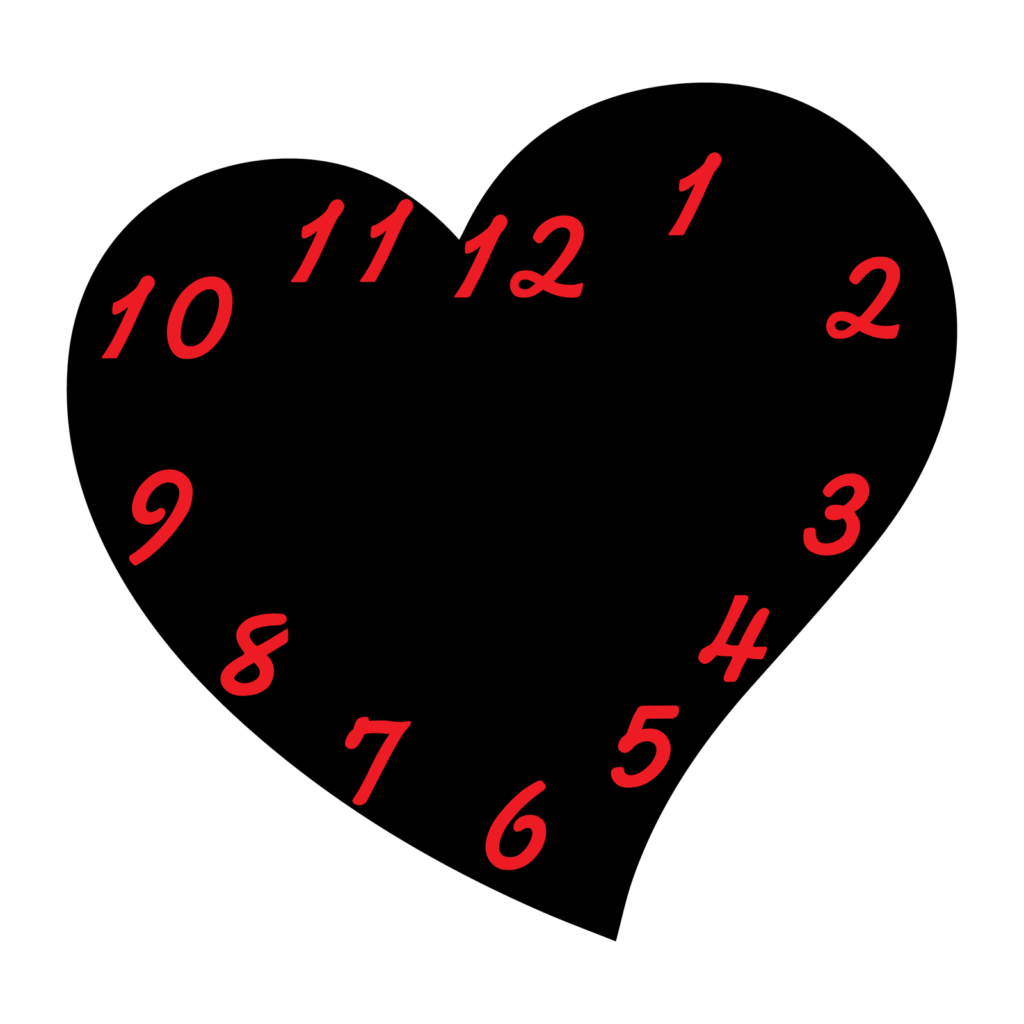 Multilayer-Big-Heart-Clock-3D-27896044 - PNG