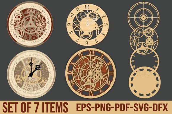 RELOJ PARED MULTICAPA