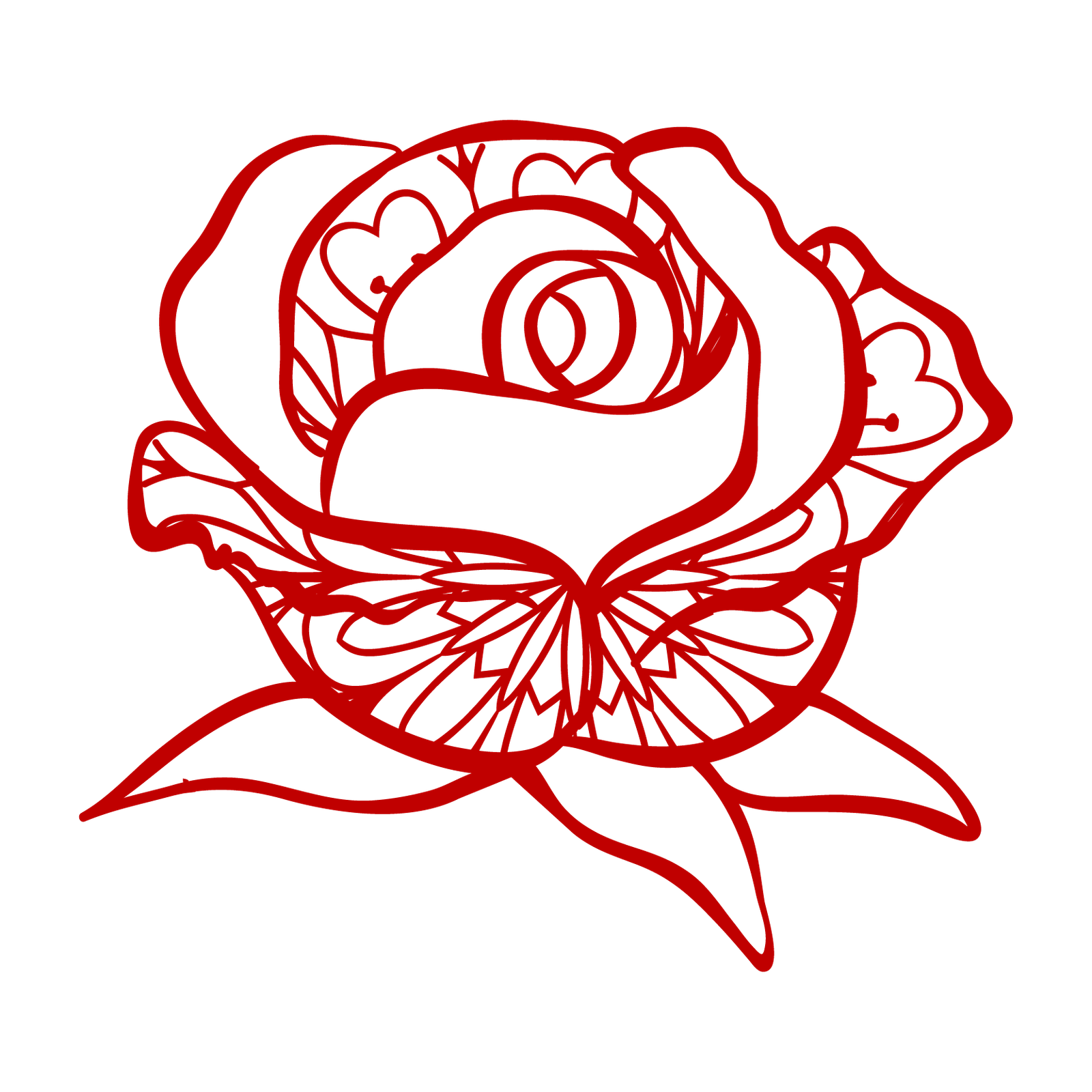 Rose-layer-3d-SVG-bundle-24508052 - Imagen 2